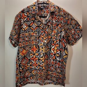 Alii Samoan Island Button Down Shirt - Size S